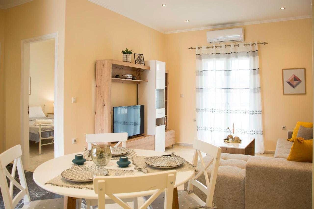 Aurelia Seaside Apartment Kávos Dış mekan fotoğraf